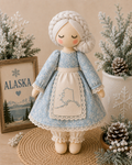 Alaska - Icy Blue Snowflake