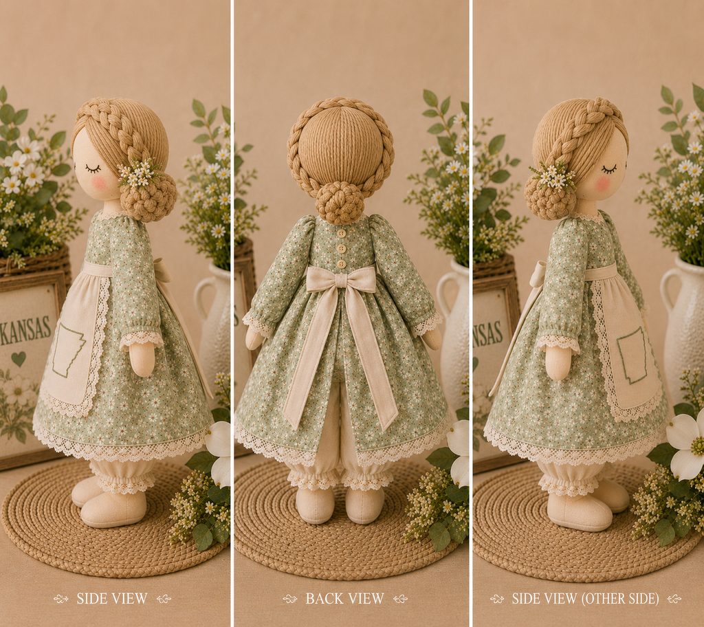 Arkansas - Sage Green Floral