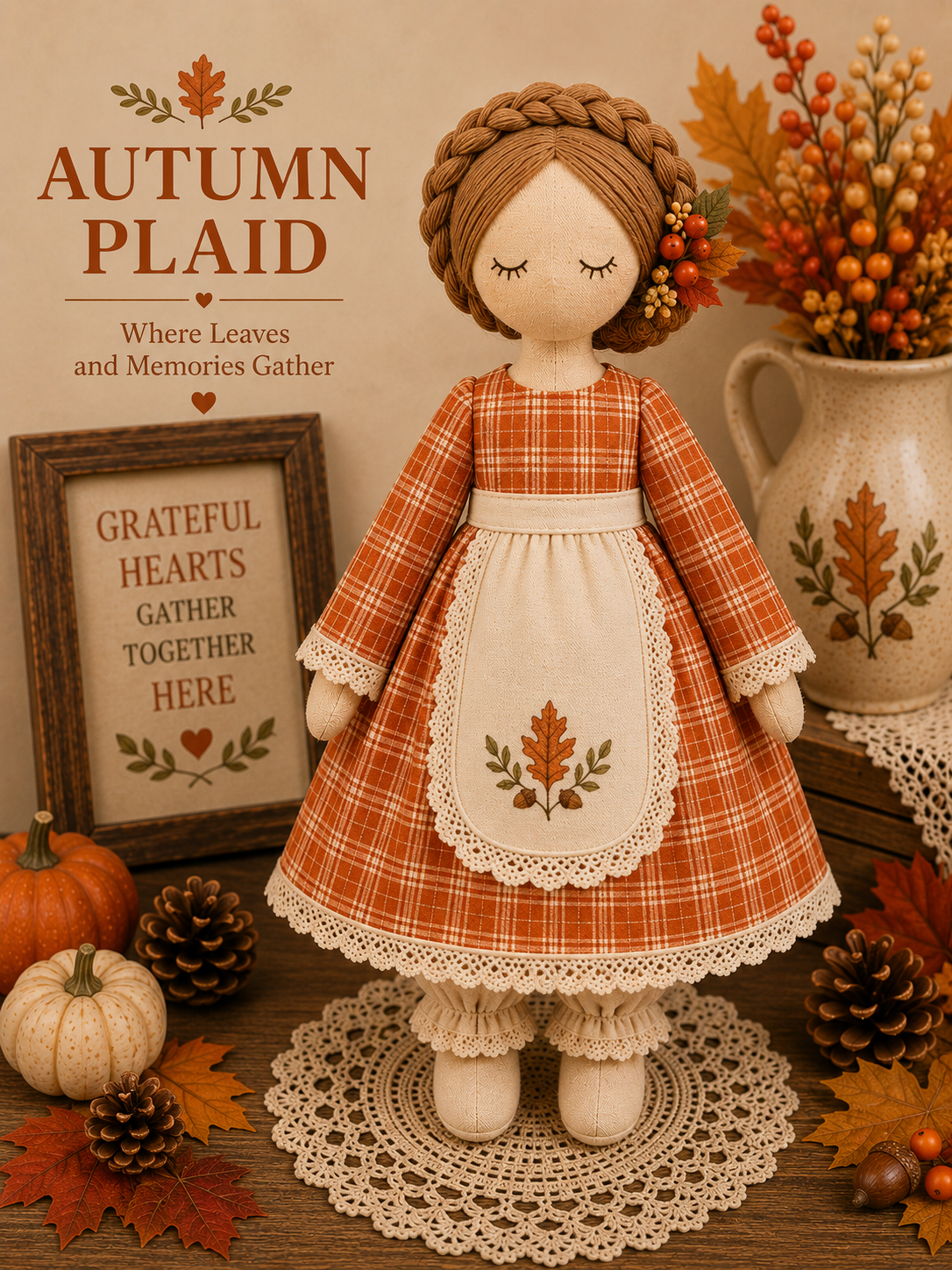 Autumn Plaid - Where Leaves and Memories Gather